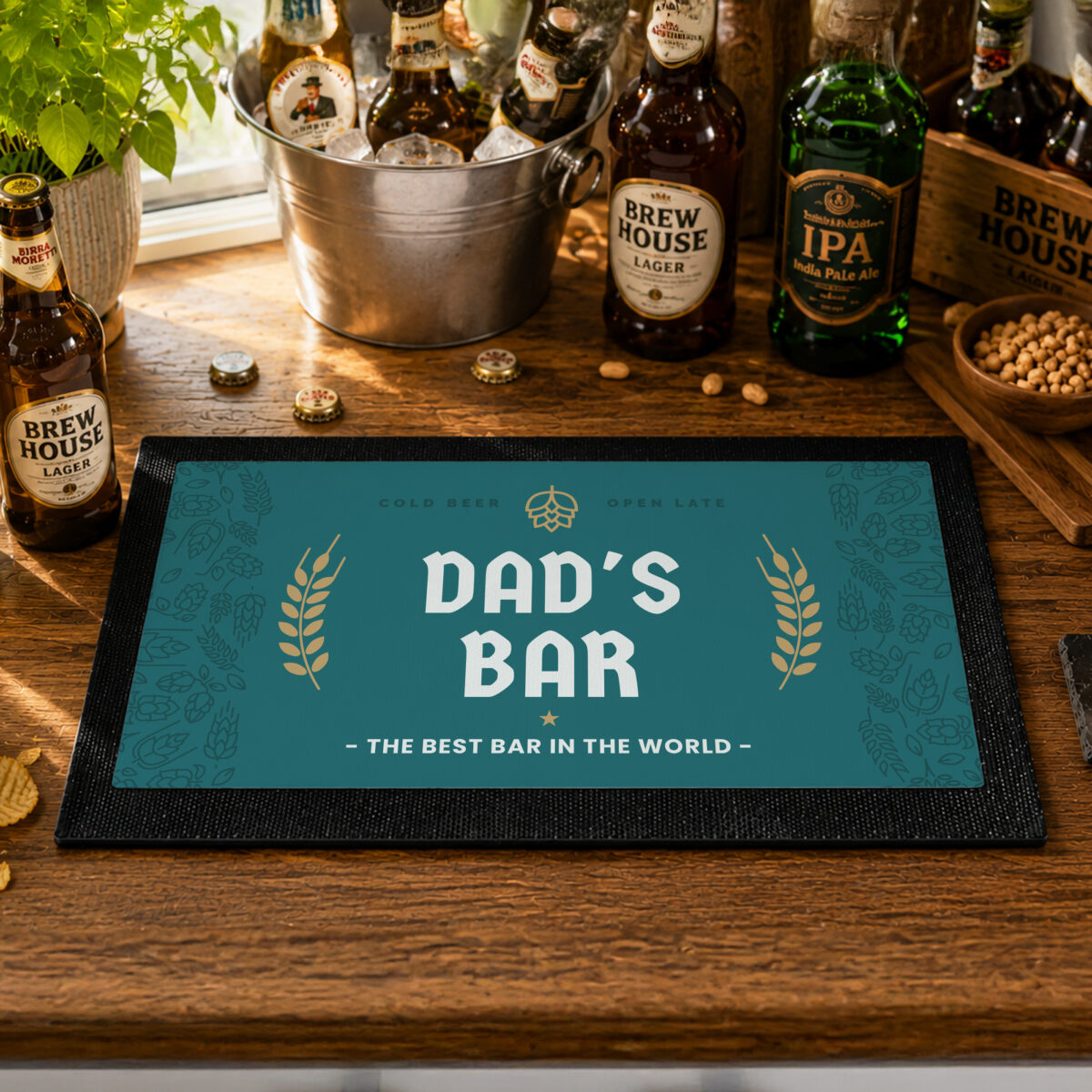 Personalised Beer Bar Mat - Image 2