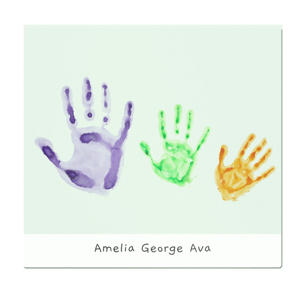 Personalised Childrens Drawing Photo Upload Glass Chopping Board/Worktop Saver - Image 4