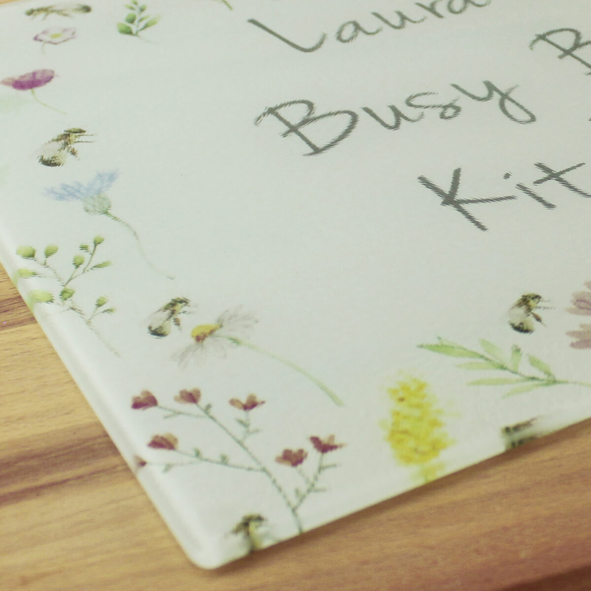 Personalised Busy Bee Glass Chopping Board/Worktop Saver - Image 5