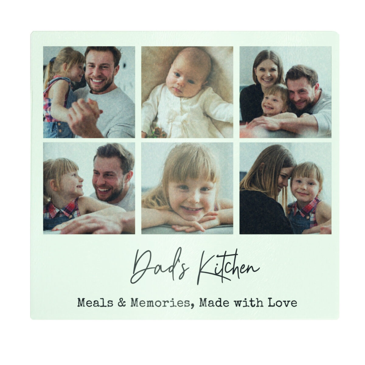Personalised Photo Upload Glass Chopping Board - Image 3