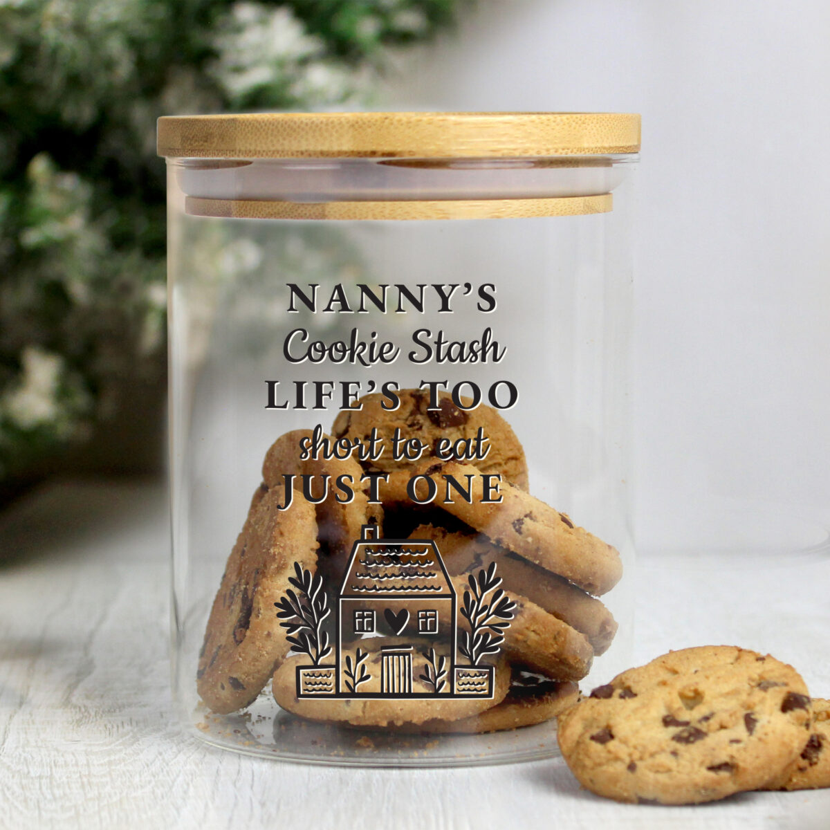Personalised Home Glass Storage Jar - Image 2