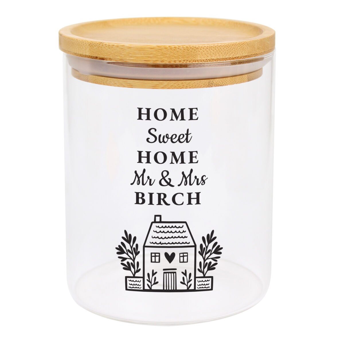 Personalised Home Glass Storage Jar - Image 4