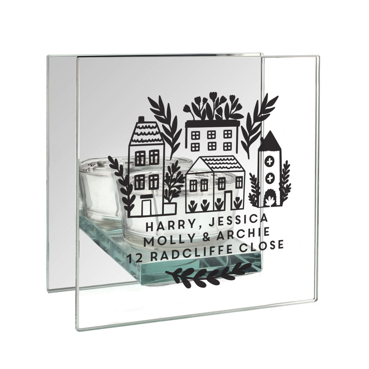 Personalised Home Glass Tealight - Image 4