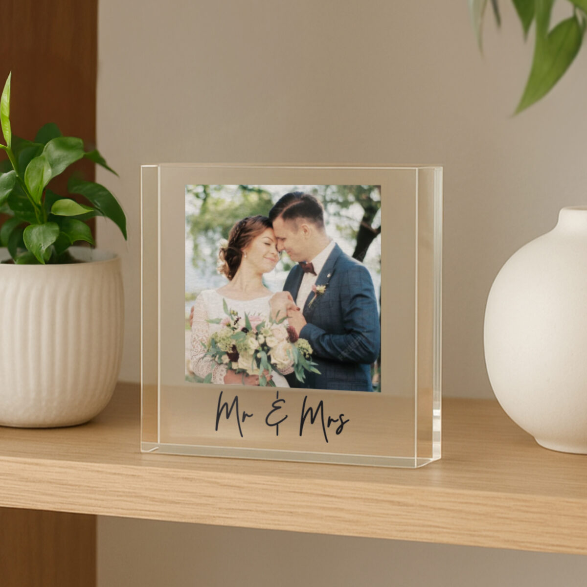 Personalised Photo Upload Small Glass Ornament - Image 3