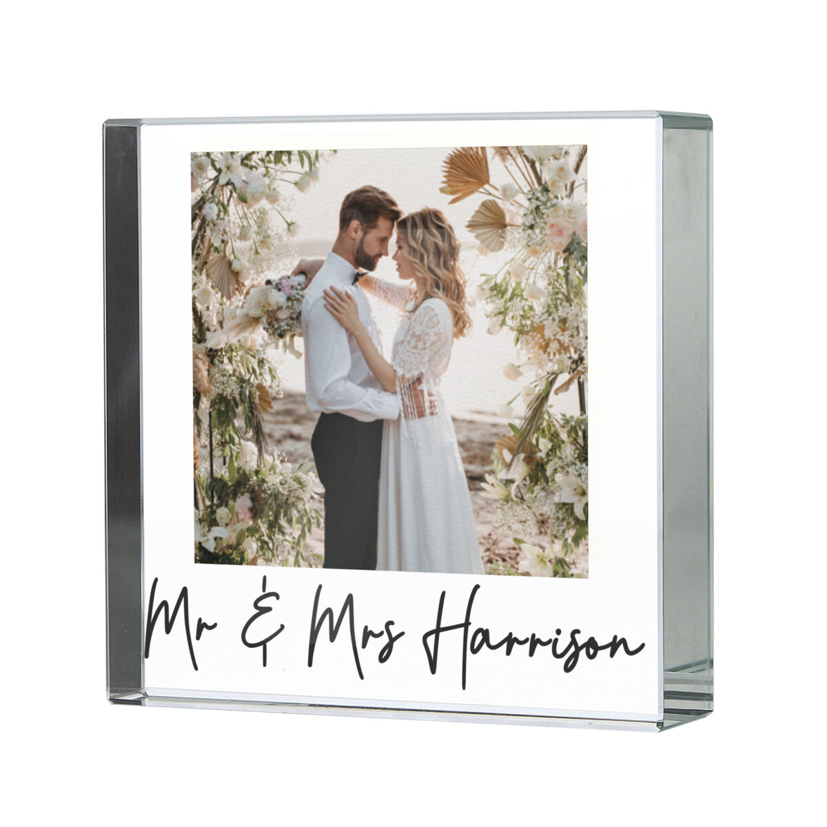 Personalised Photo Upload Small Glass Ornament - Image 4
